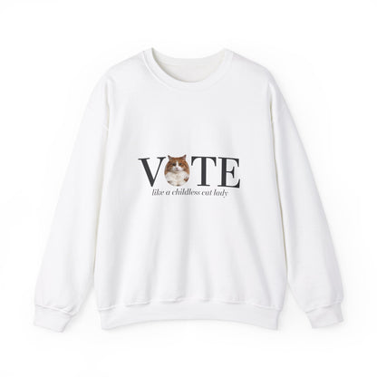 Vote Like A Childless Cat Lady| Kamala Harris 2024 | Unisex Sweatshirt