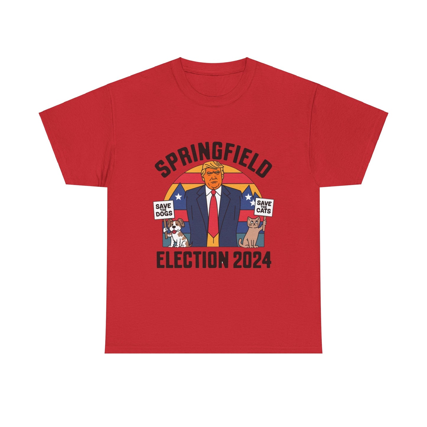 Donald Trump Springfield 2024 | 2024 Election | Unisex Heavy Cotton Tee