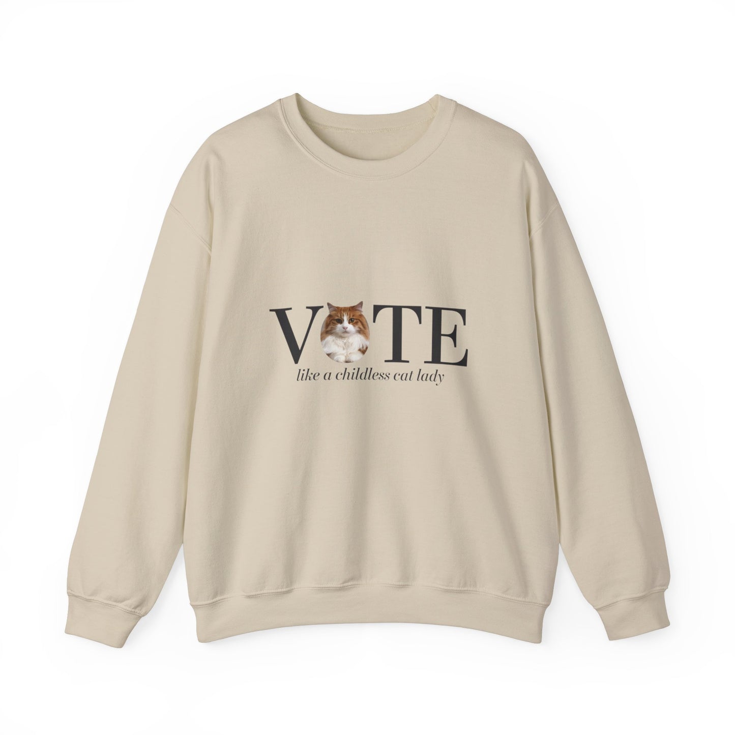 Vote Like A Childless Cat Lady| Kamala Harris 2024 | Unisex Sweatshirt