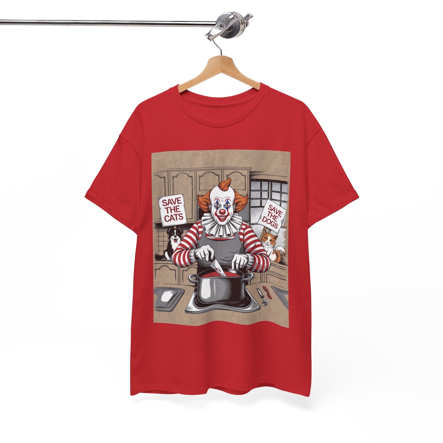 Clown Save The Animals Donald Trump | 2024 Election | Unisex Heavy Cotton Tee