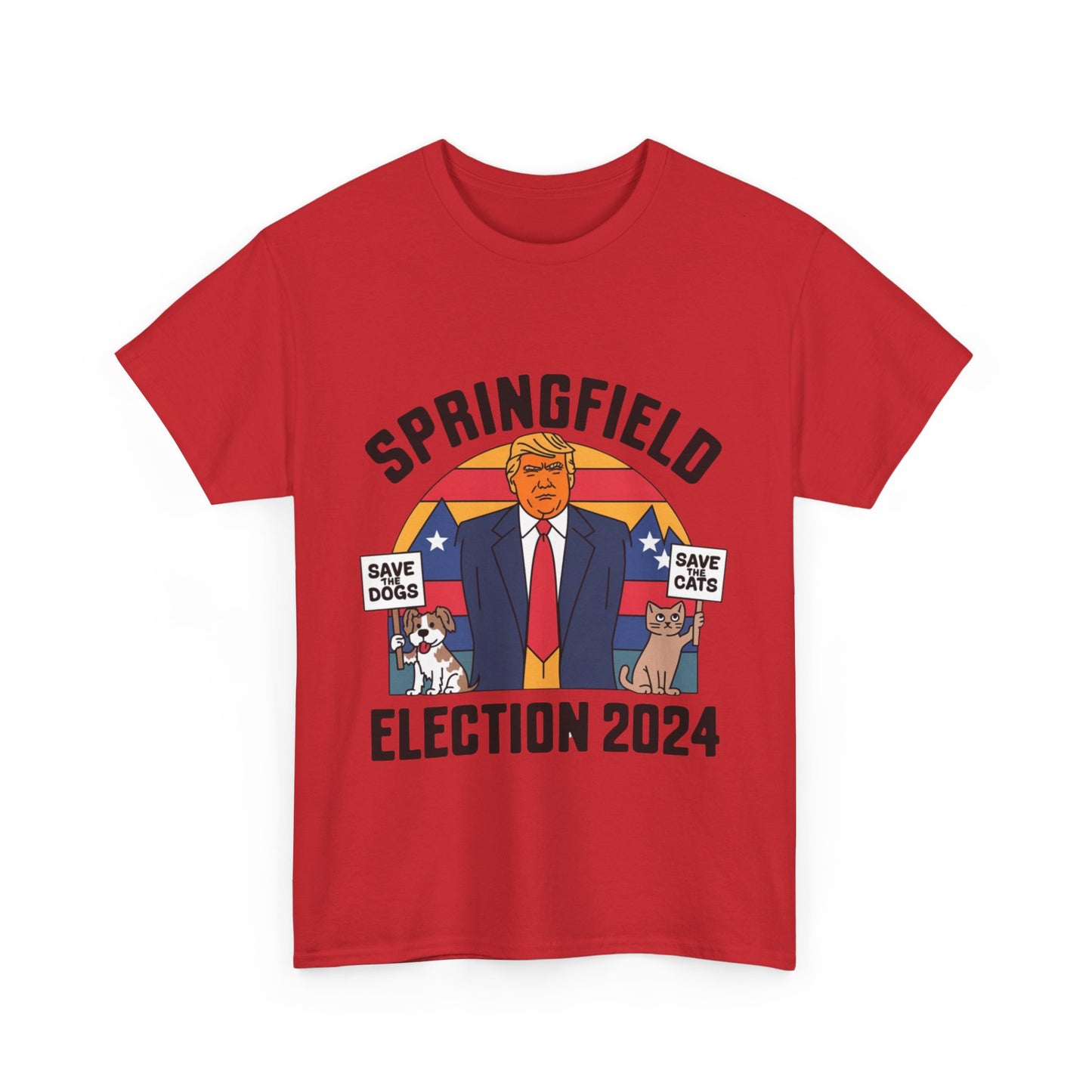 Donald Trump Springfield 2024 | 2024 Election | Unisex Heavy Cotton Tee