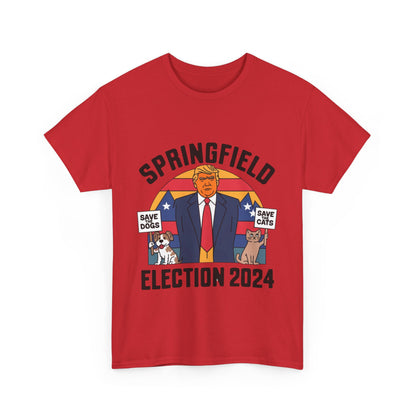 Donald Trump Springfield 2024 | 2024 Election | Unisex Heavy Cotton Tee