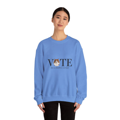 Vote Like A Childless Cat Lady| Kamala Harris 2024 | Unisex Sweatshirt