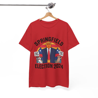 Donald Trump Springfield 2024 | 2024 Election | Unisex Heavy Cotton Tee