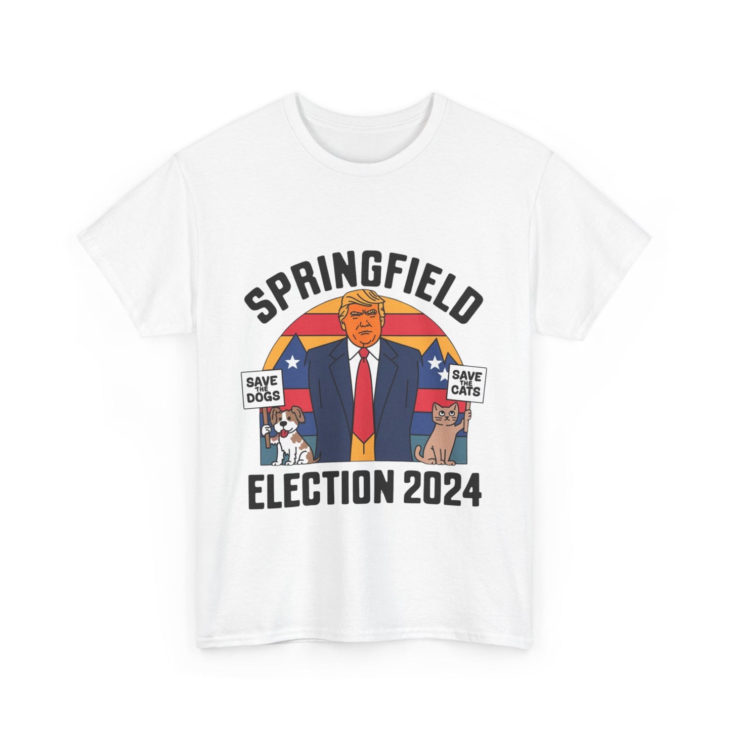 Donald Trump Springfield 2024 | 2024 Election | Unisex Heavy Cotton Tee