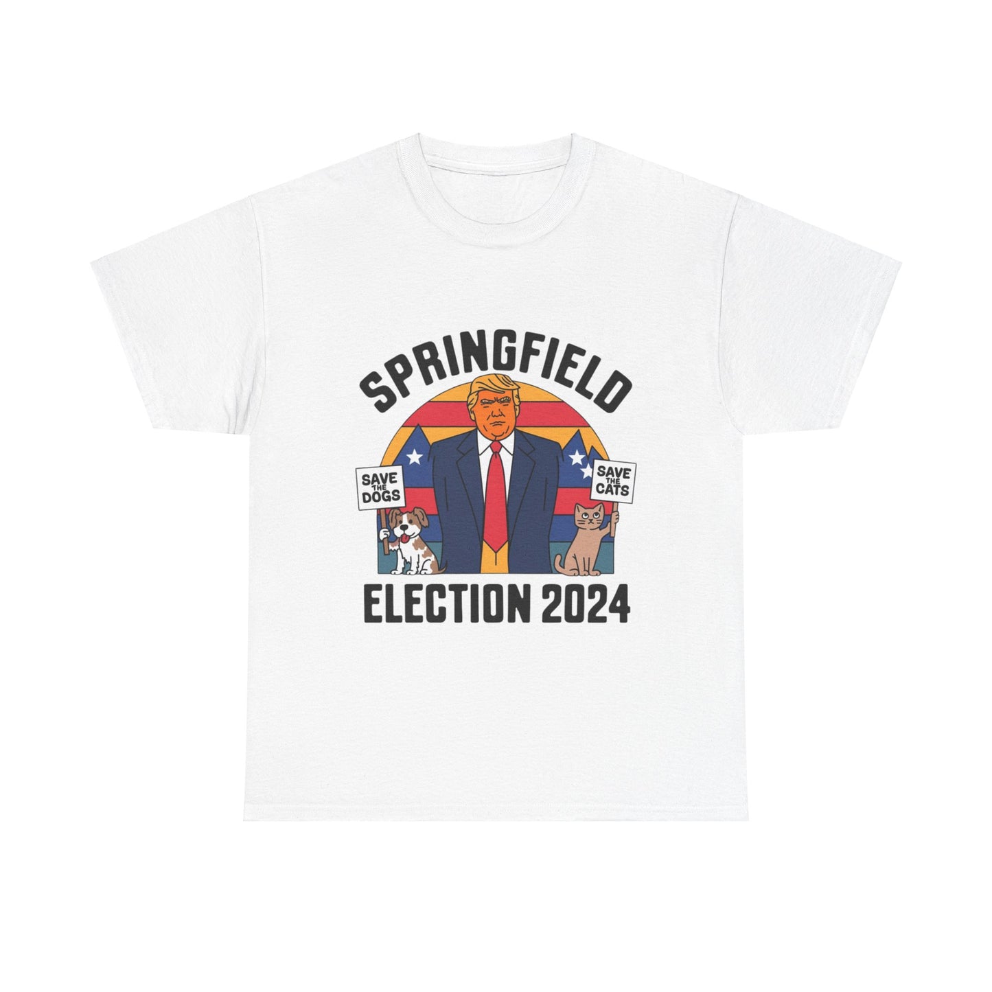 Donald Trump Springfield 2024 | 2024 Election | Unisex Heavy Cotton Tee