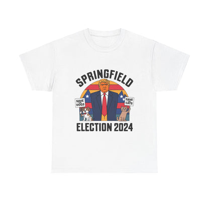 Donald Trump Springfield 2024 | 2024 Election | Unisex Heavy Cotton Tee