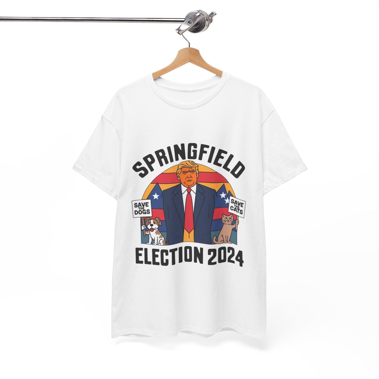 Donald Trump Springfield 2024 | 2024 Election | Unisex Heavy Cotton Tee