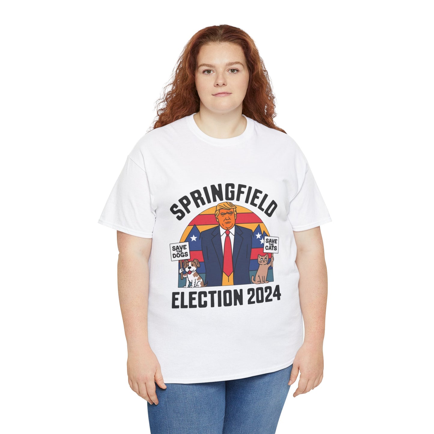 Donald Trump Springfield 2024 | 2024 Election | Unisex Heavy Cotton Tee