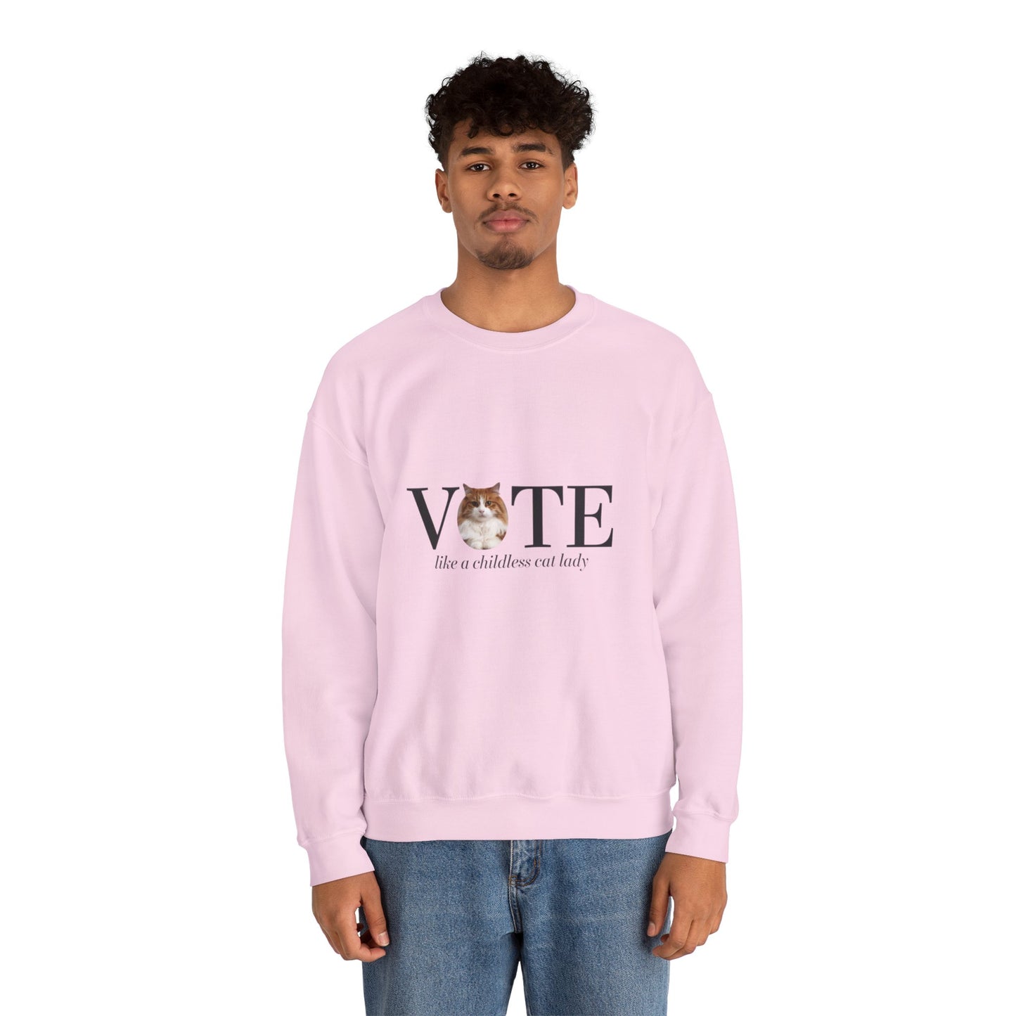 Vote Like A Childless Cat Lady| Kamala Harris 2024 | Unisex Sweatshirt