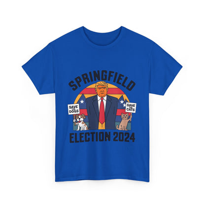 Donald Trump Springfield 2024 | 2024 Election | Unisex Heavy Cotton Tee