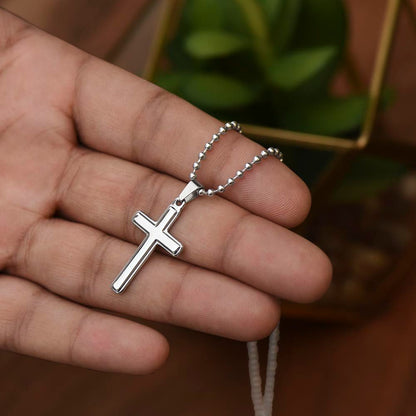 To My Soulmate | Ball Chain Cross Necklace