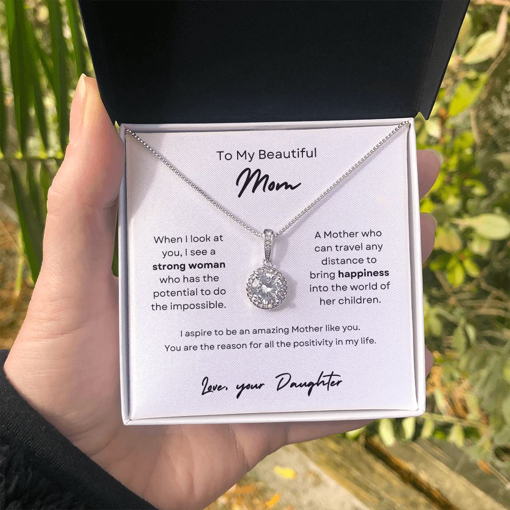 To My Beautiful Mom | Eternal Hope Necklace