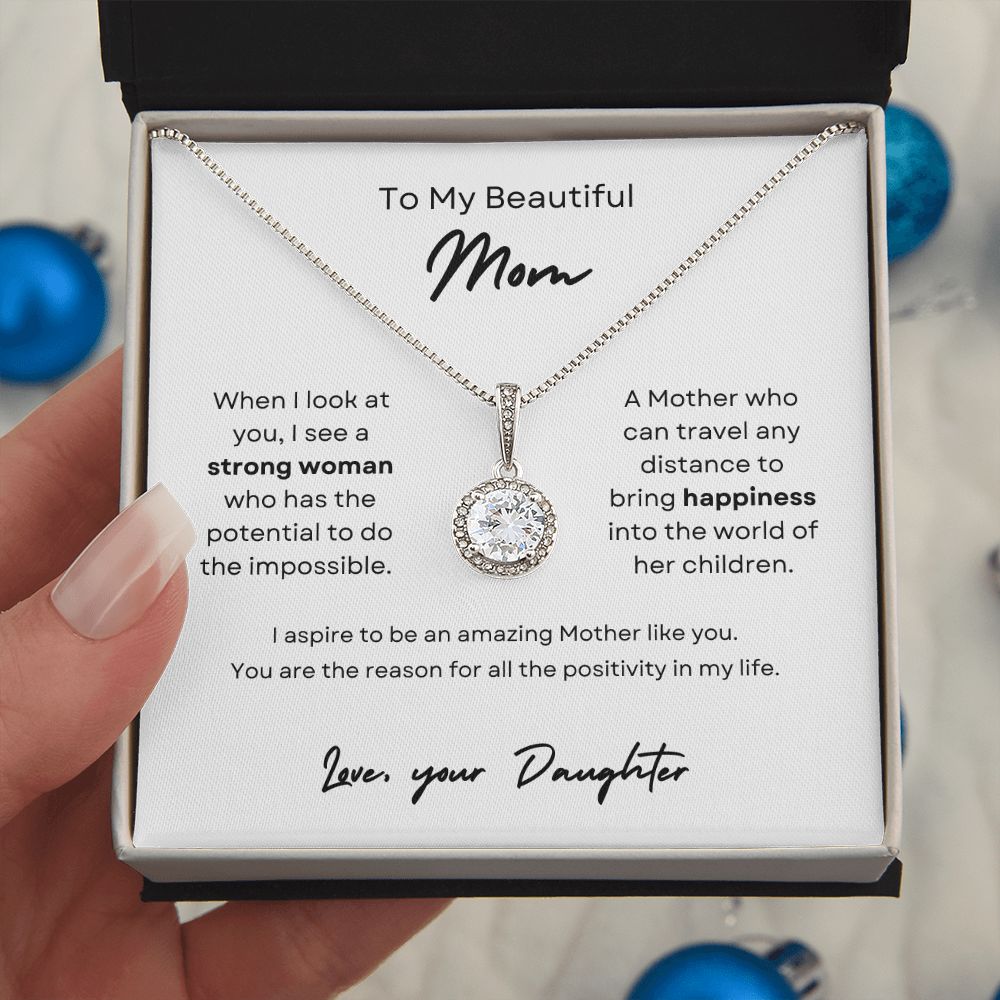 To My Beautiful Mom | Eternal Hope Necklace