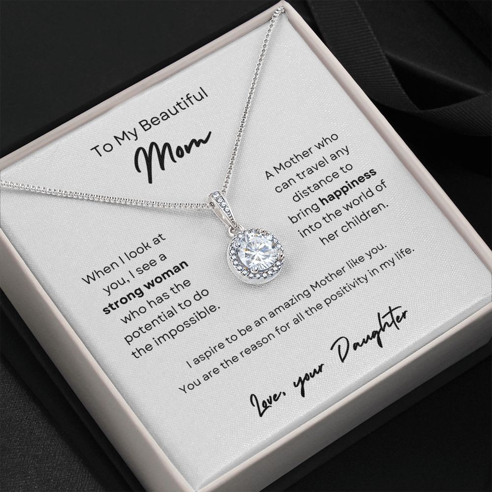 To My Beautiful Mom | Eternal Hope Necklace