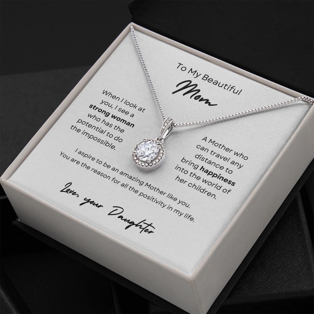 To My Beautiful Mom | Eternal Hope Necklace