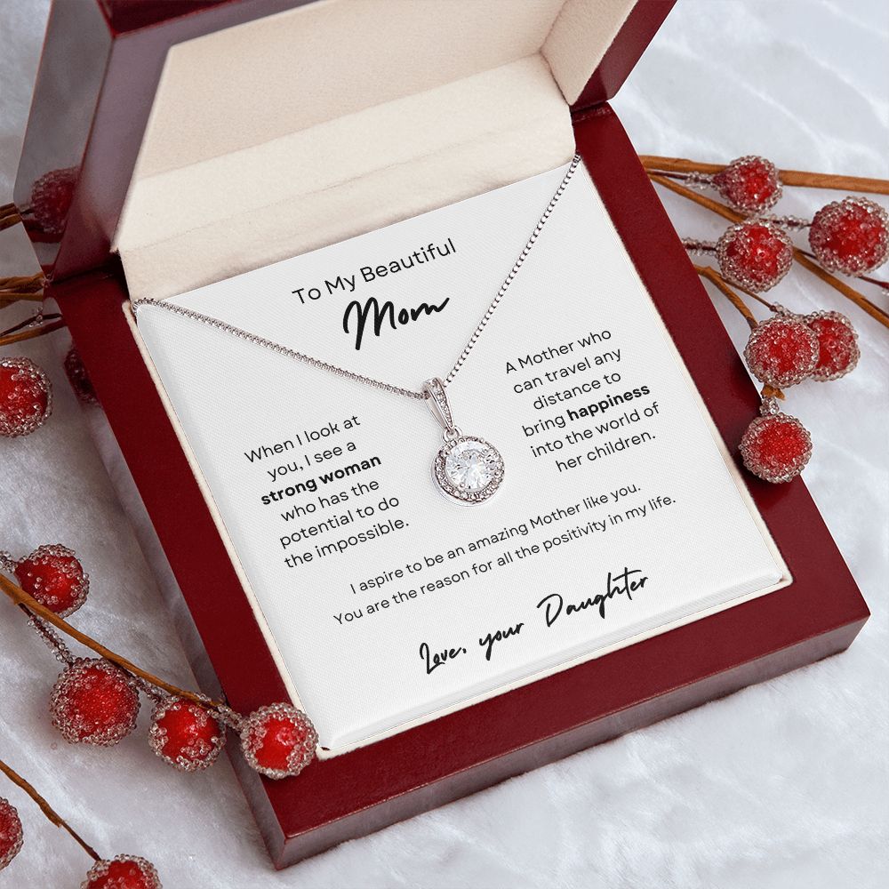 To My Beautiful Mom | Eternal Hope Necklace