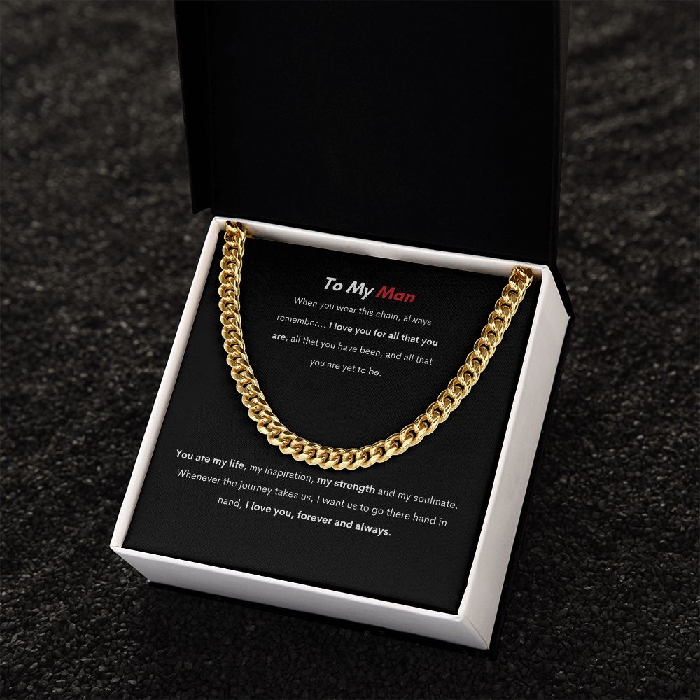 To My Man | Cuban Link Chain