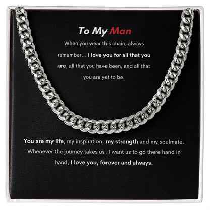 To My Man | Cuban Link Chain