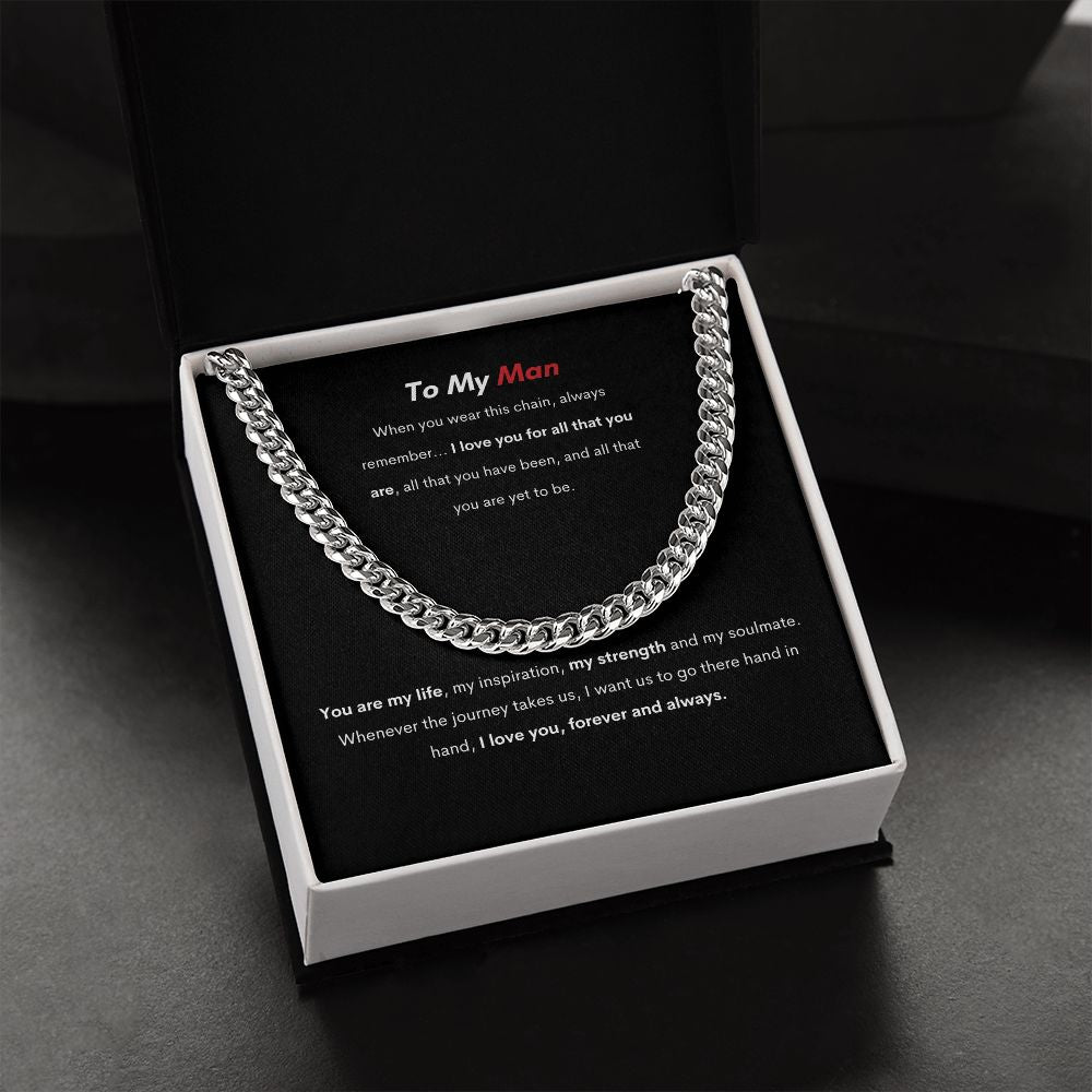 To My Man | Cuban Link Chain