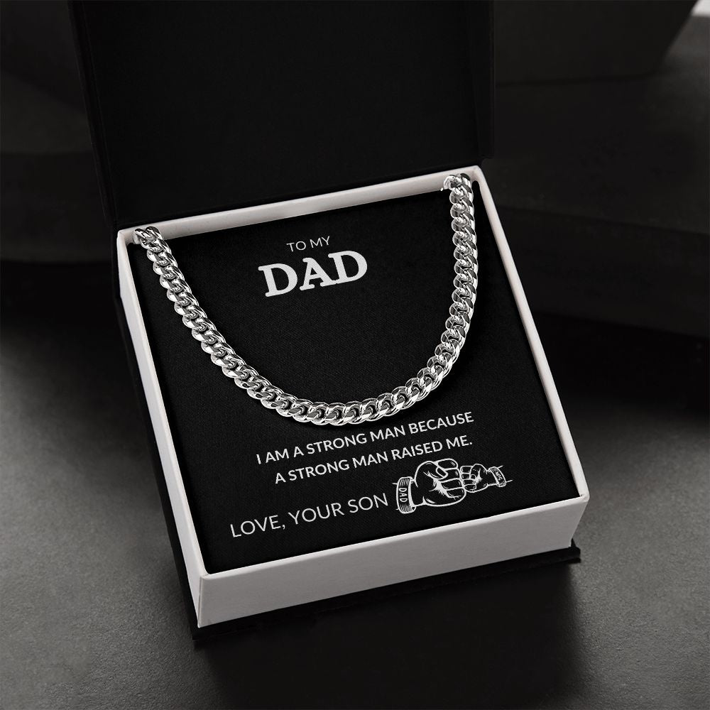 To My Dad | Cuban Link Chain