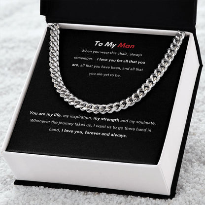 To My Man | Cuban Link Chain