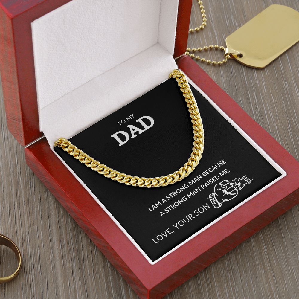 To My Dad | Cuban Link Chain