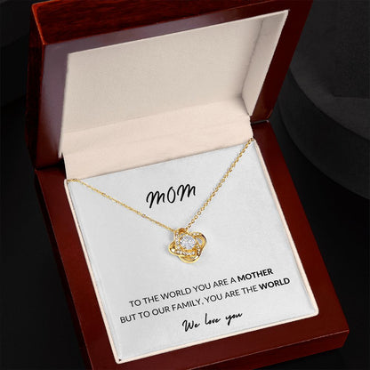 To Our Mom | Love Knot Necklace