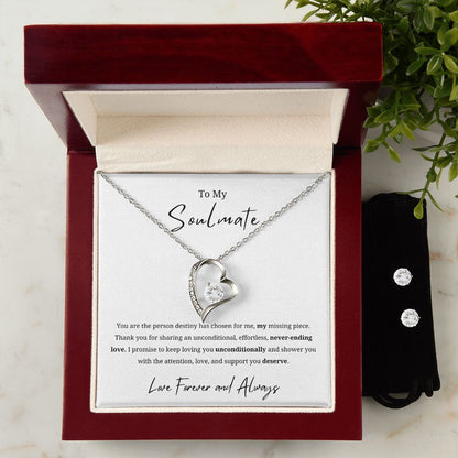 To My Soulmate | Forever Love Necklace