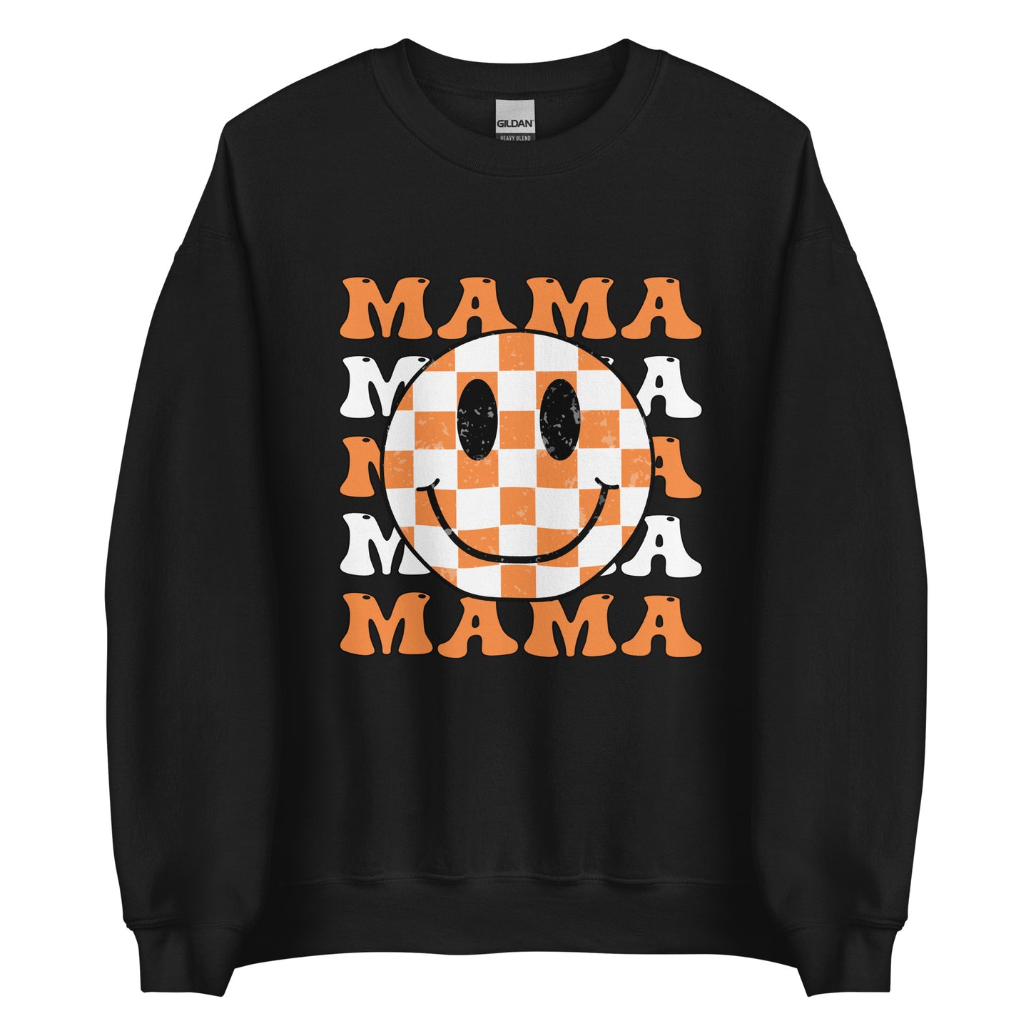 Mama Orange Checkered | Unisex Sweatshirt