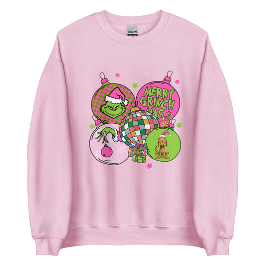 Grinch Ornaments | Unisex Sweatshirt