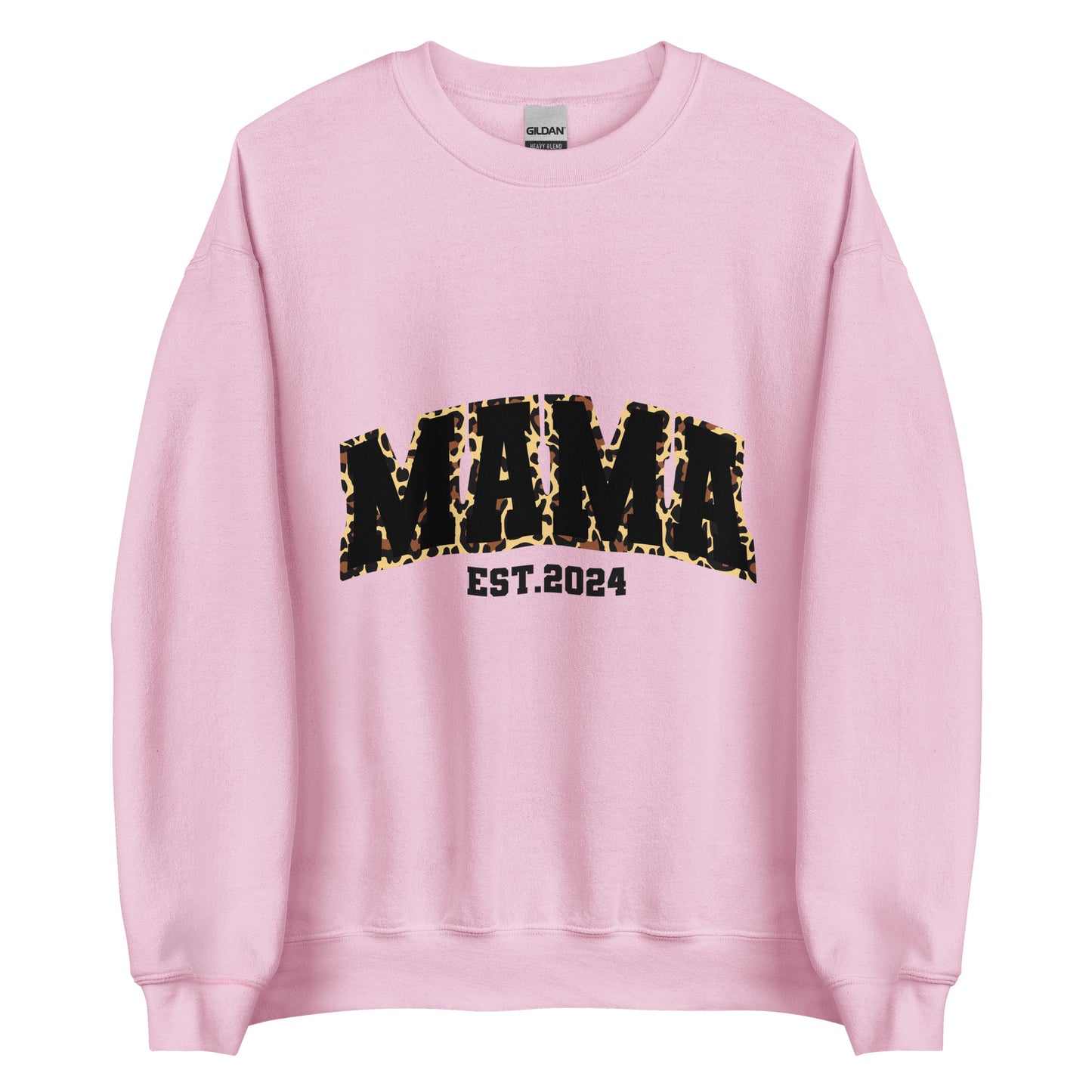 Mama est. 2024 Animal Print | Unisex Sweatshirt