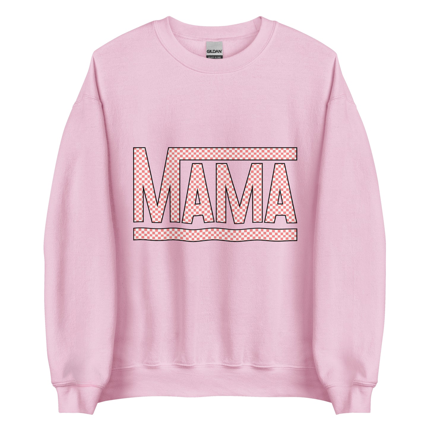 Mama Pink Checkered | Unisex Sweatshirt