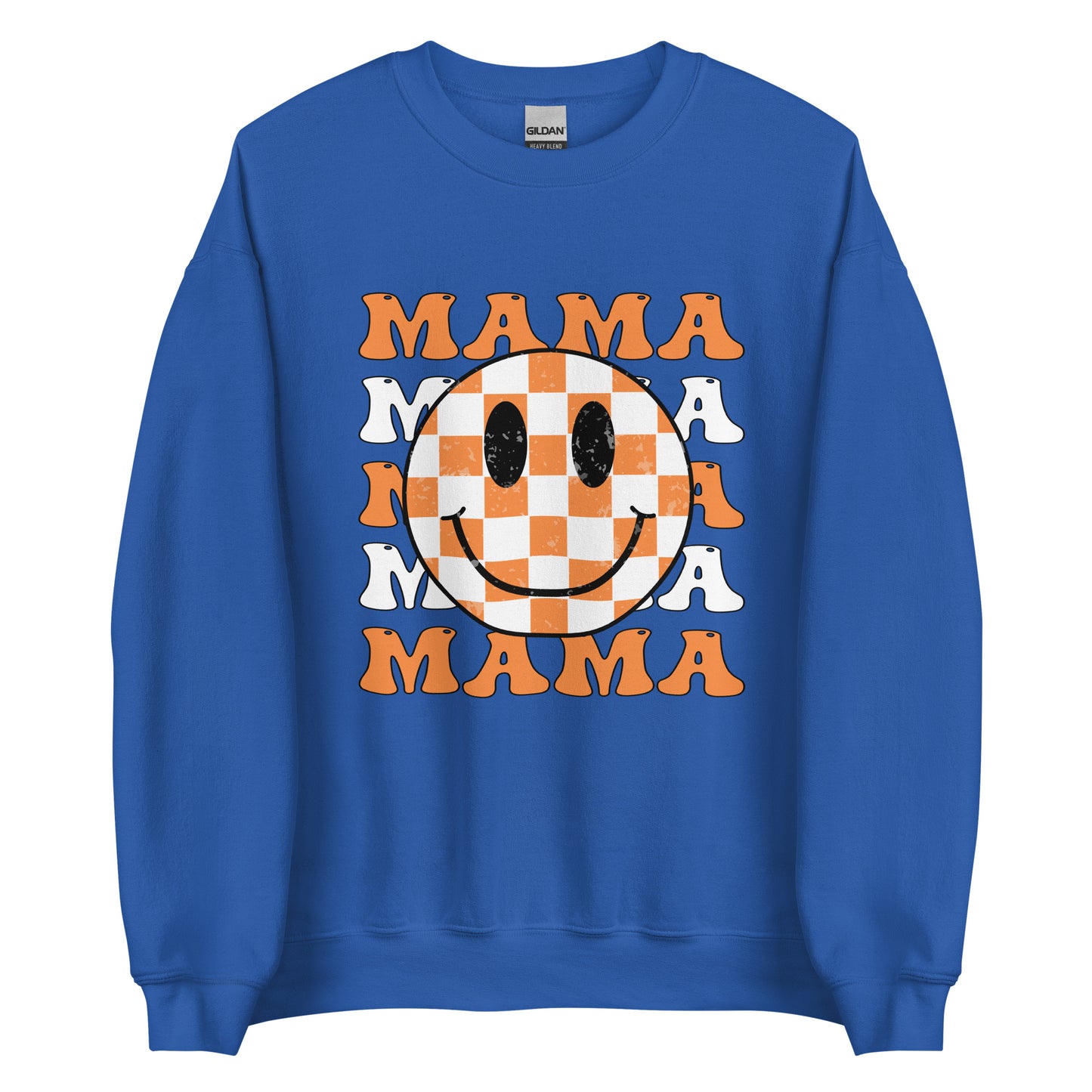 Mama Orange Checkered | Unisex Sweatshirt