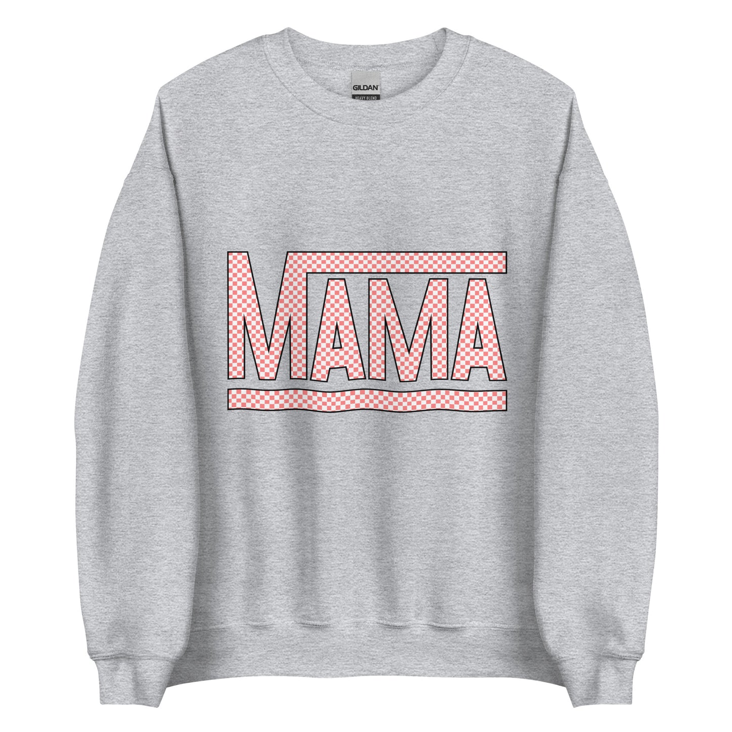 Mama Pink Checkered | Unisex Sweatshirt