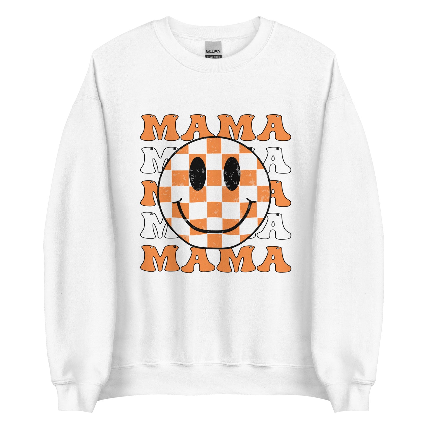 Mama Orange Checkered | Unisex Sweatshirt