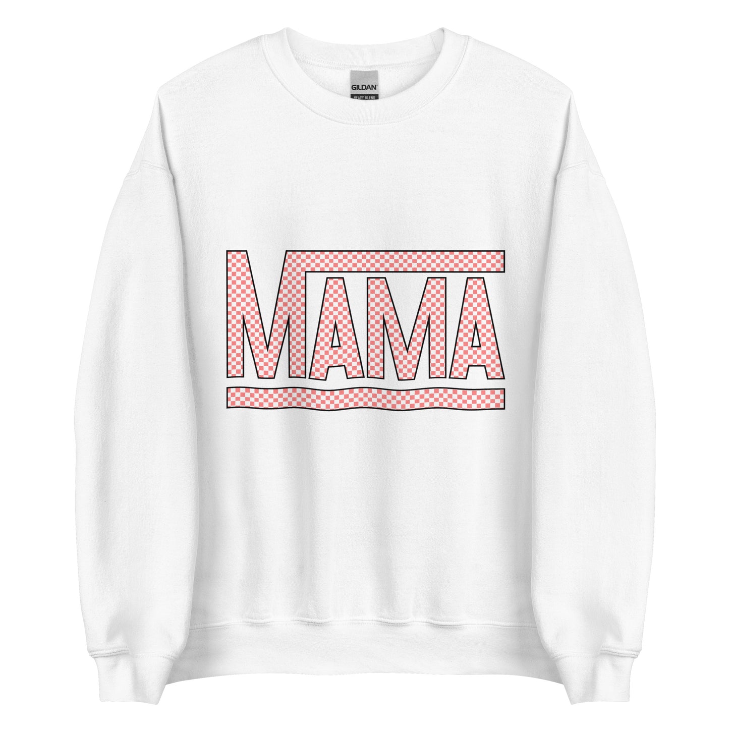 Mama Pink Checkered | Unisex Sweatshirt