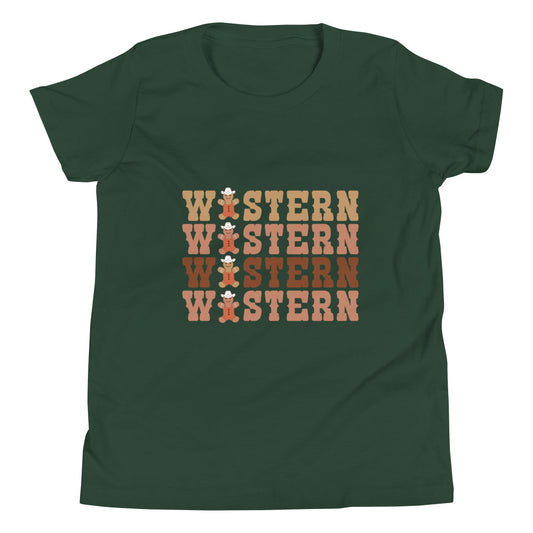 Western Christmas | Youth Short Sleeve T-Shirt